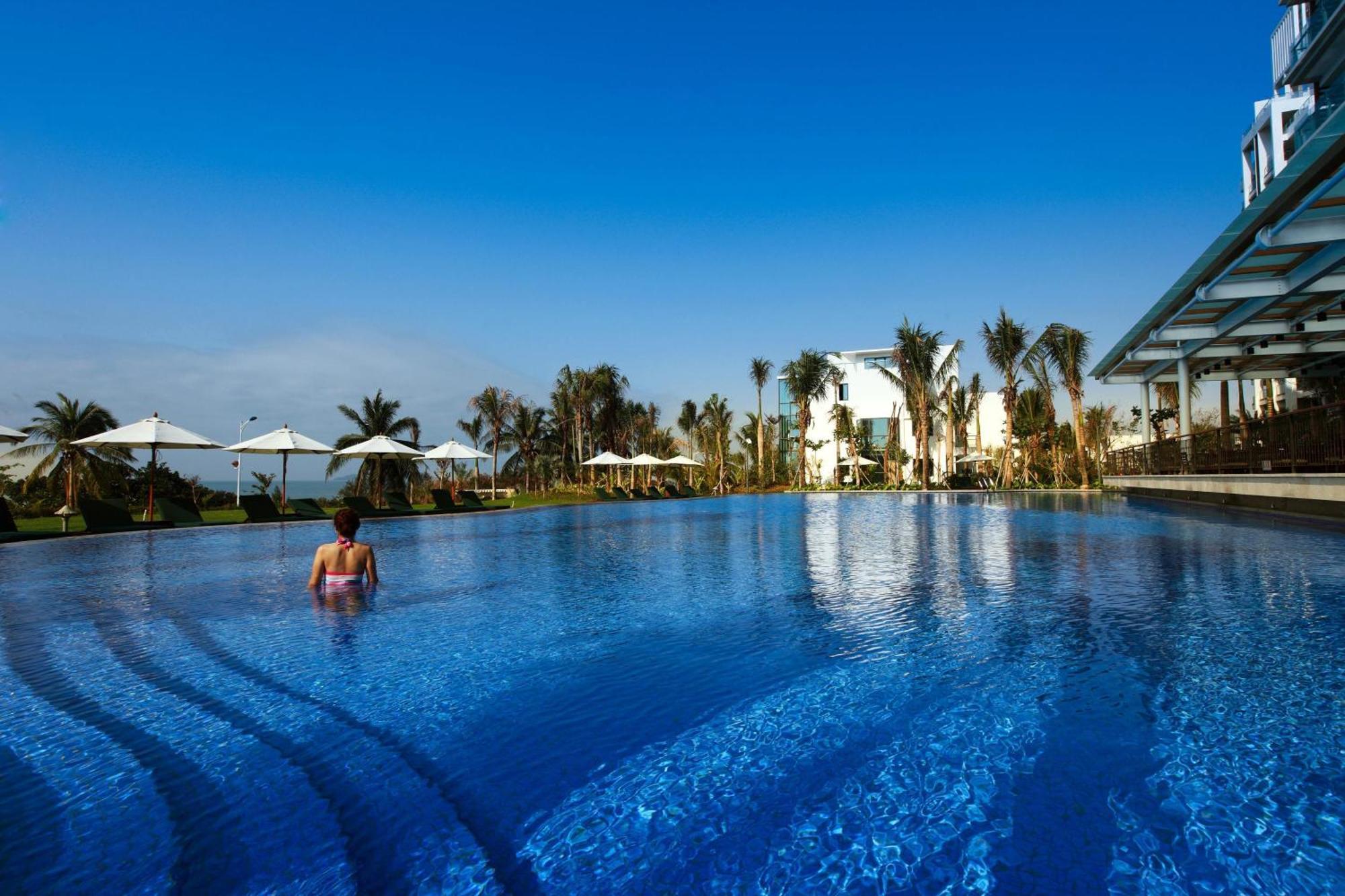 Sanya Seacube Holiday Hotel Eksteriør billede